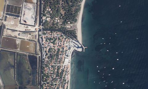Vue aérienne — Port de la Capte
