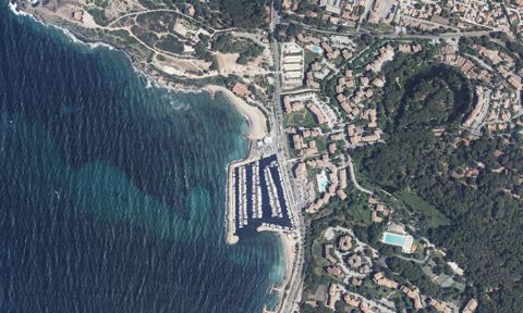 Vue aérienne — Port de la Coudoulière