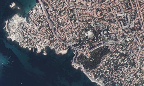 Vue aérienne — Port de la Fausse Monnaie