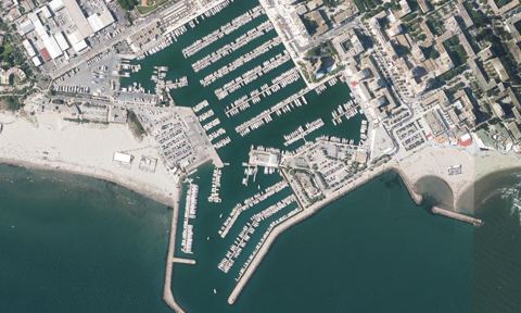 Vue aérienne — Port de La Grande Motte