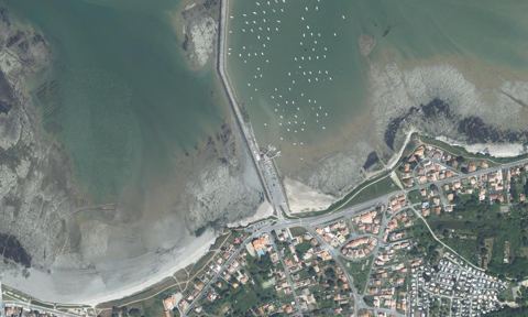Vue aérienne — Port de la Plaine-sur-Mer