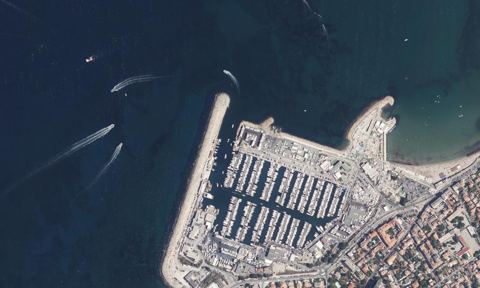 Vue aérienne — Port de la Pointe Rouge