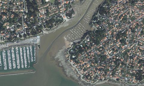 Vue aérienne — Port de la Ria