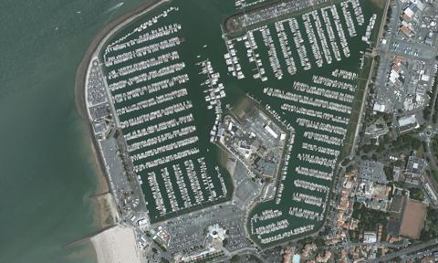 Vue aérienne — Port de la Rochelle
