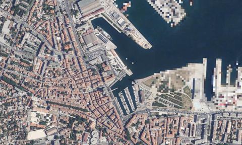 Vue aérienne — Port de la Seyne sur Mer
