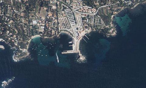 Vue aérienne — Port de la Tour Fondue