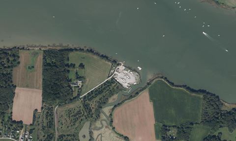 Vue aérienne — Port de la Vilaine Maritime