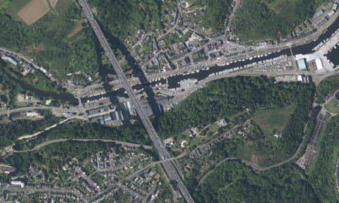 Vue aérienne — Port du Légué