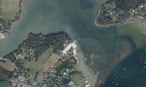 Vue aérienne — Les Terre-Pleins de Porh Er Bleye