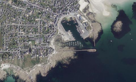 Vue aérienne — Port de Lesconil