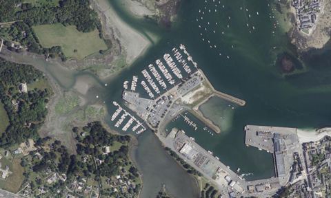 Vue aérienne — Port de Loctudy