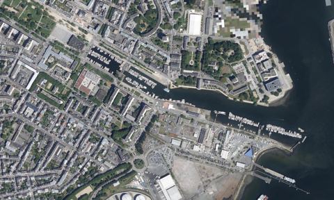 Vue aérienne — Port de Lorient Centre