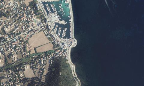 Vue aérienne — Port de Macinaggio