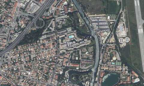 Vue aérienne — Port du Marco Polo