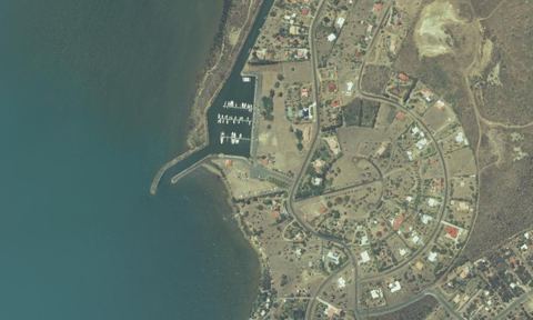 Vue aérienne — Marina de Port Ouenghi