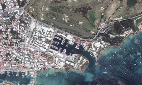 Vue aérienne — Marina de Saint François