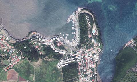 Vue aérienne — Marina du François