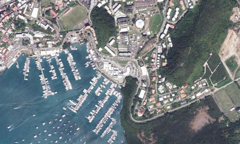 Vue aérienne — Marina du Marin