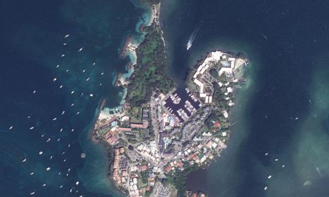 Vue aérienne — Marina Pointe du Bout