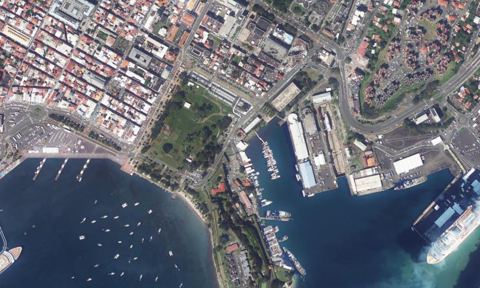 Vue aérienne — Martinique Yacht Club