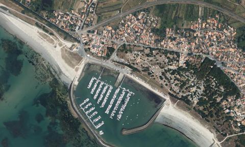 Vue aérienne — Port de Morin