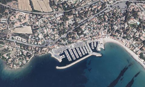 Vue aérienne — Nouveau Port les Lecques