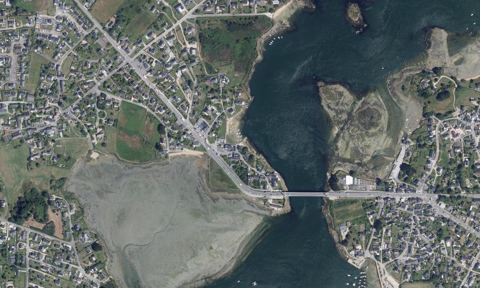 Vue aérienne — Port du Passage Neuf