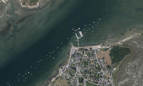Vue aérienne — Port de Pénerf Dagman
