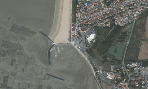 Vue aérienne — Port de Plaisance de Châtelaillon Plage