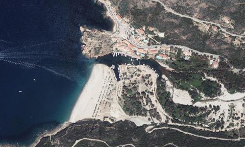 Vue aérienne — Port de Plaisance de Porto