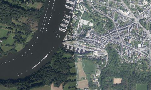 Vue aérienne — Port de plaisance de La Roche Bernard