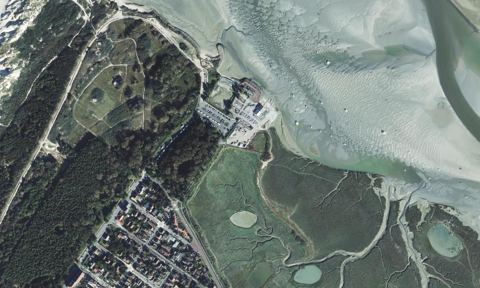 Vue aérienne — Port à échouage du Touquet