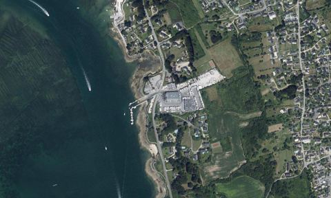Vue aérienne — Port à sec de Saint Philibert
