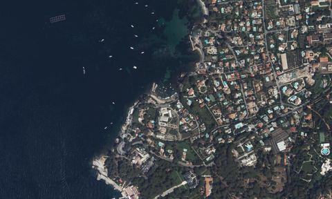 Vue aérienne — Port abri de l'Olivette