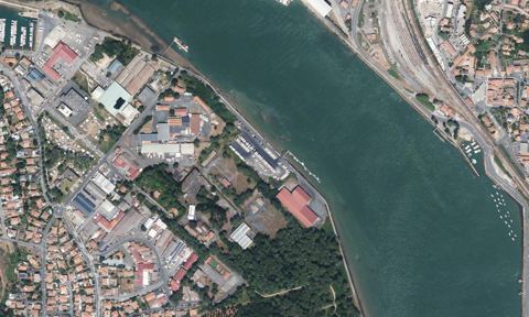 Vue aérienne — Port Adhoc Anglet