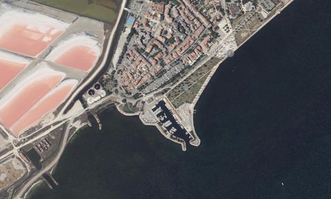 Vue aérienne — Port Albert Samson