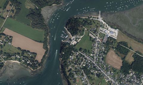 Vue aérienne — Port-Anna