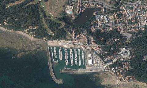 Vue aérienne — Port Bourgenay