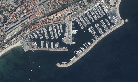 Vue aérienne — Port Camille Rayon