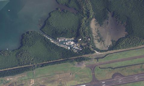 Vue aérienne — Port Cohé