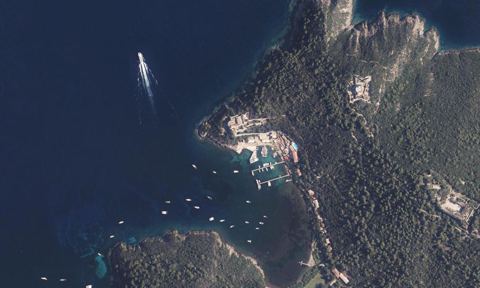 Vue aérienne — Port de Port -Cros