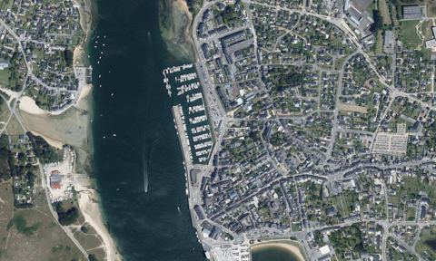 Vue aérienne — Port d'Etel