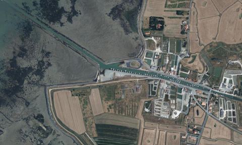 Vue aérienne — Port des Brochets