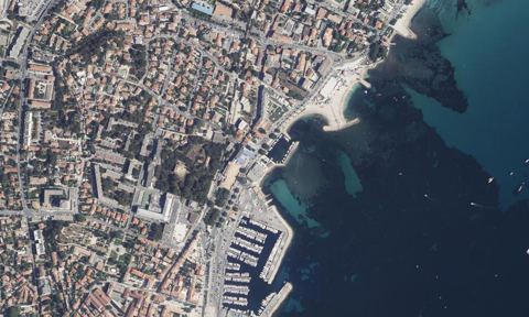 Vue aérienne — Port des Capucins