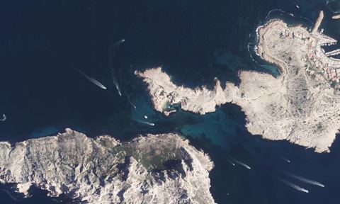 Vue aérienne — Port des Croisettes