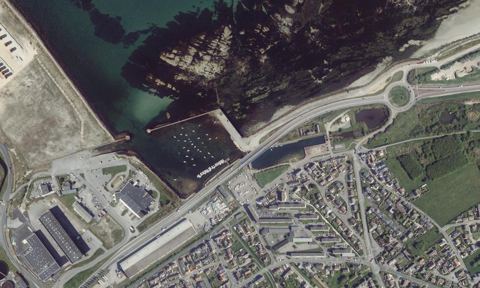 Vue aérienne — Port des Flamands