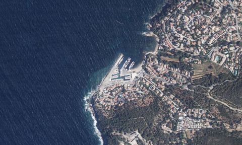 Vue aérienne — Port des Oursinières
