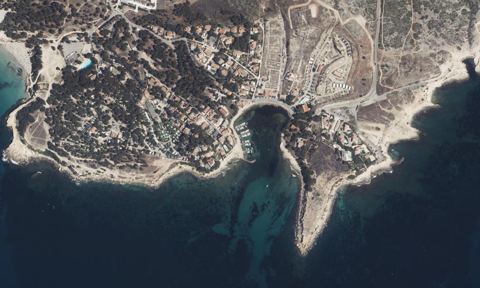 Vue aérienne — Port des Tamaris