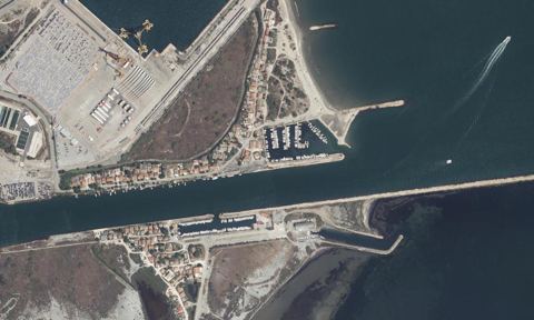 Vue aérienne — Port d’Olga