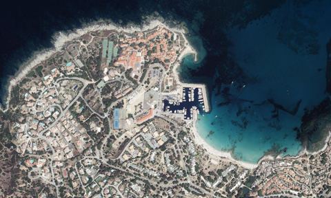 Vue aérienne — Port Eugène Ceccaldi